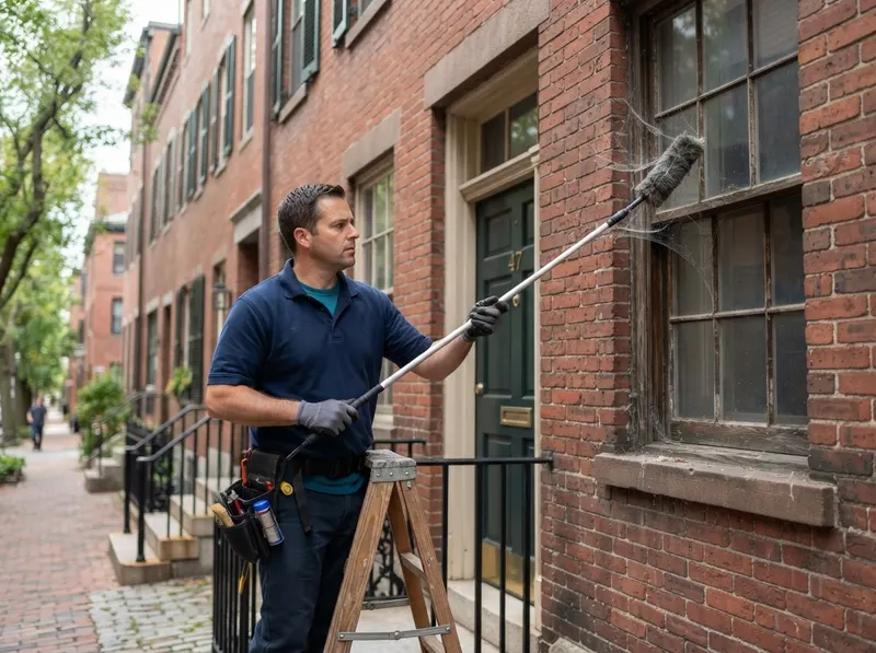 Historic House Spider and Web Clearing in Boston, MA